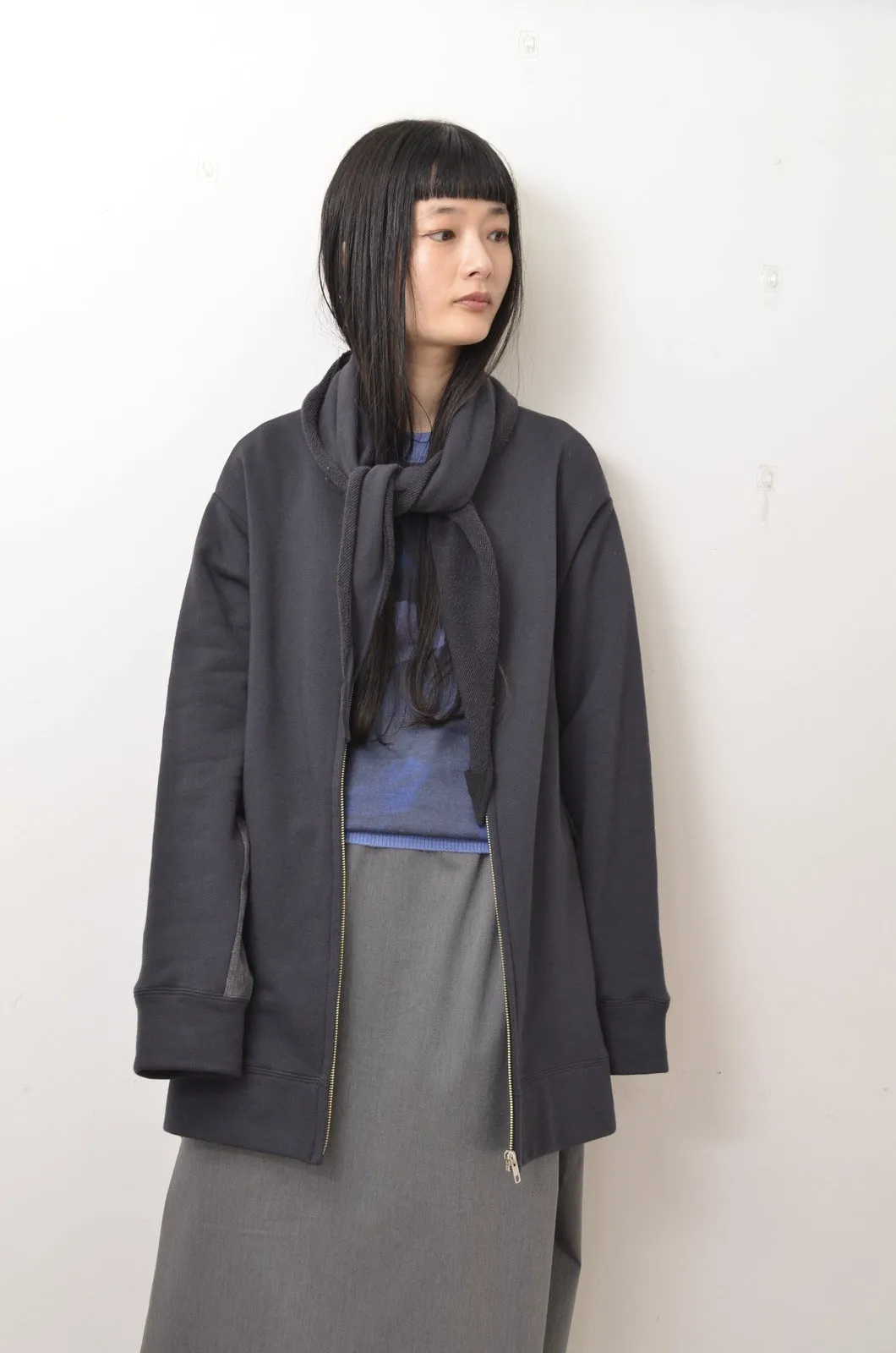 △ SHAWL ZIP-UP PARKA/CHAC