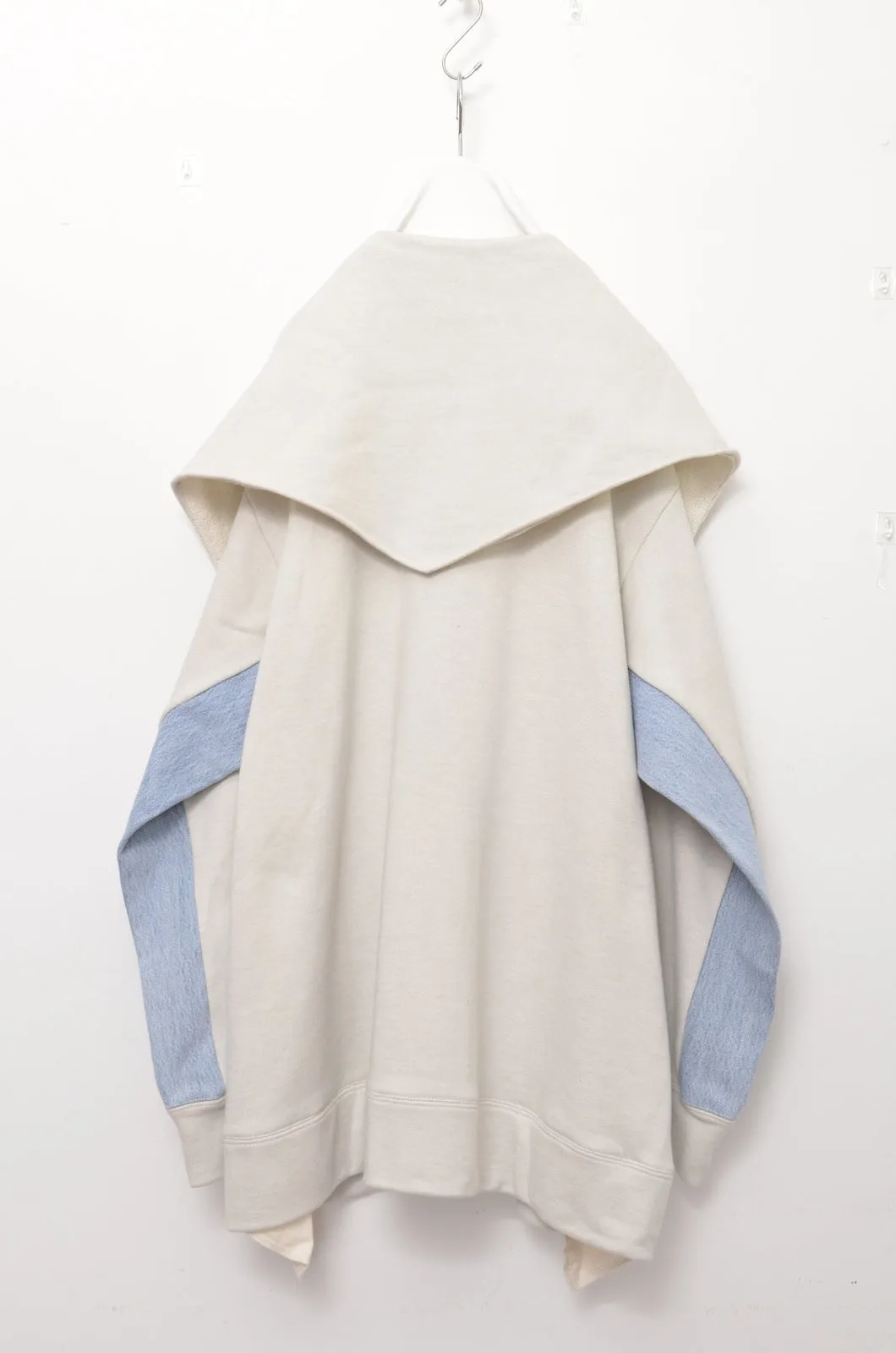 △ SHAWL ZIP-UP PARKA/GRY/01