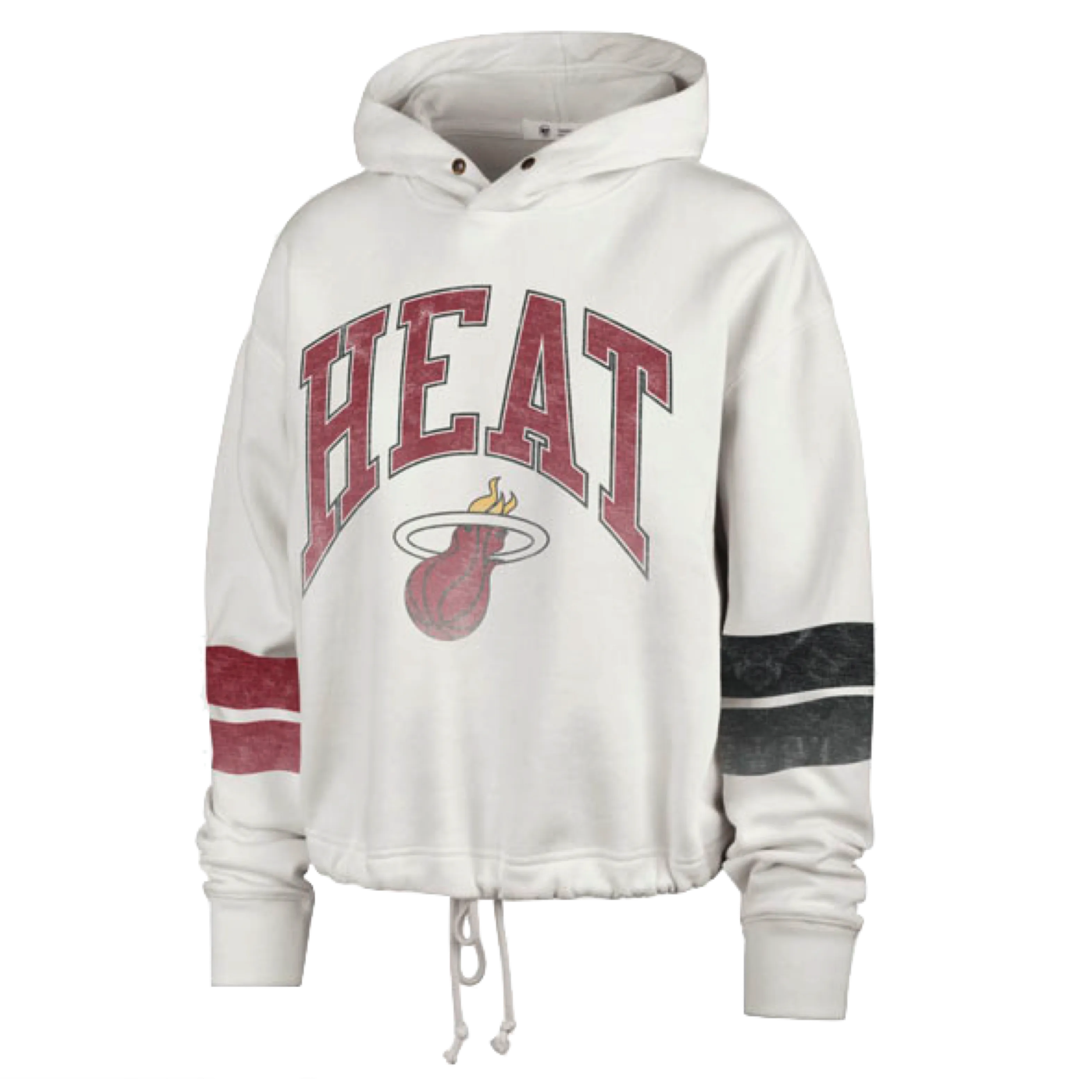 '47 Brand Miami HEAT Women's Crop Hoodie