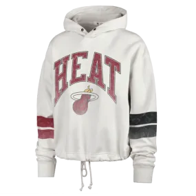 '47 Brand Miami HEAT Women's Crop Hoodie