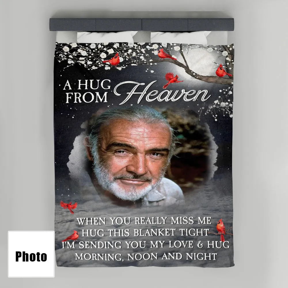 4FunGift® Personalized Photo Blanket In Loving Memories Always With You Blankets