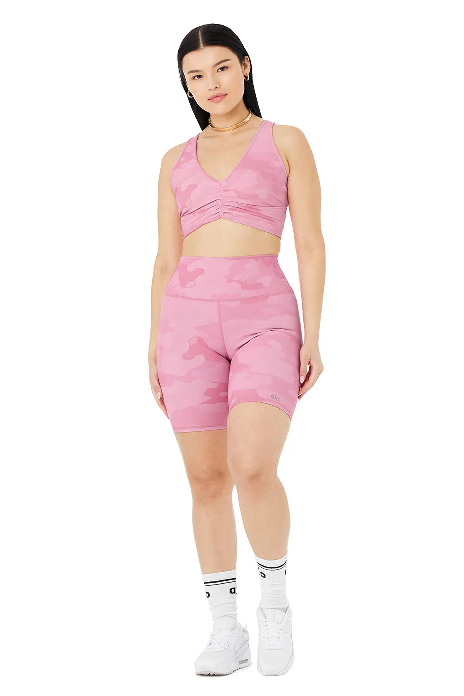 7" High-Waist Vapor Short - Pink Camouflage