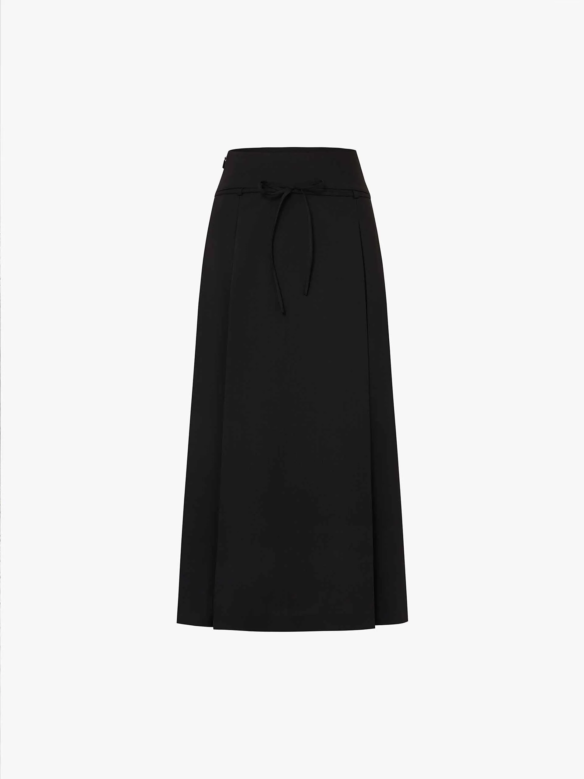 A-line Tie Detail Skirt