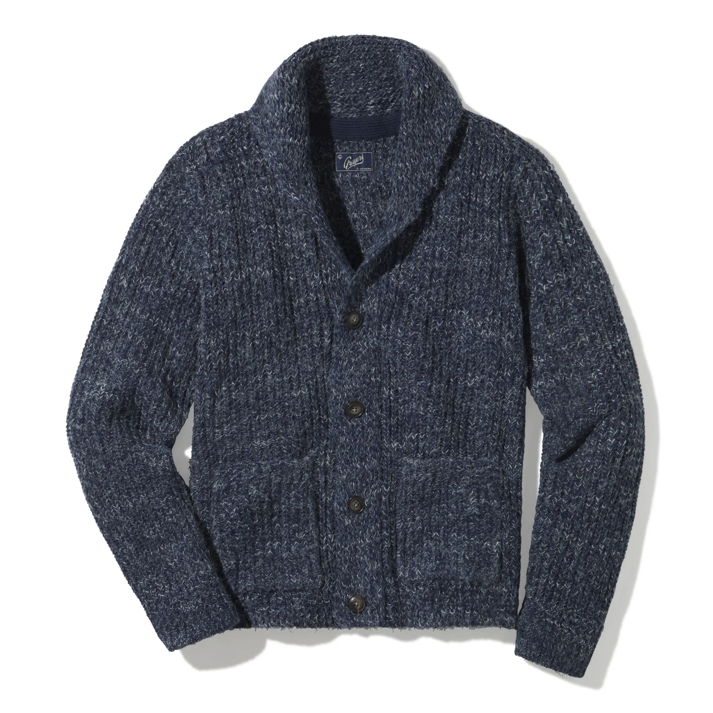 Alfred's Shawl Cardigan Sweater - Insignia Blue