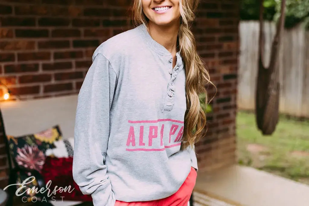 Alpha Phi PR Thermal Henley