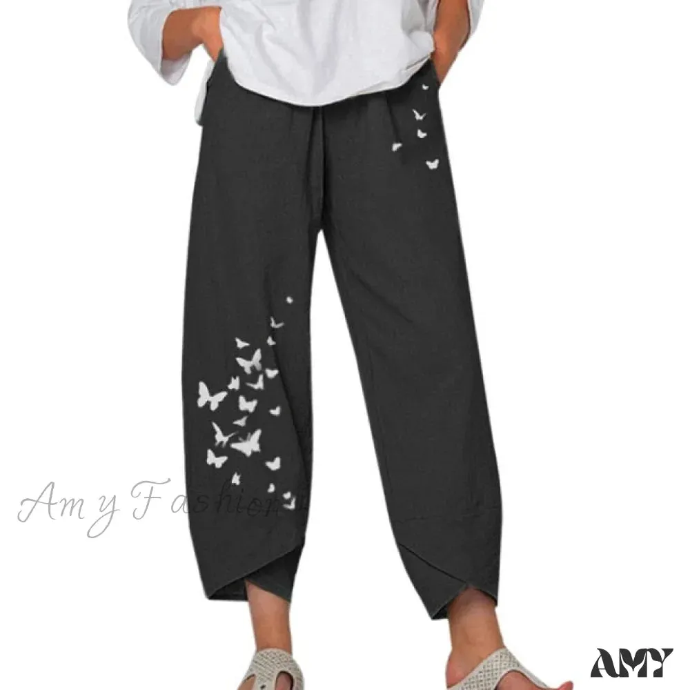 Amy Fashion - Casual Harem Wide Leg Pants