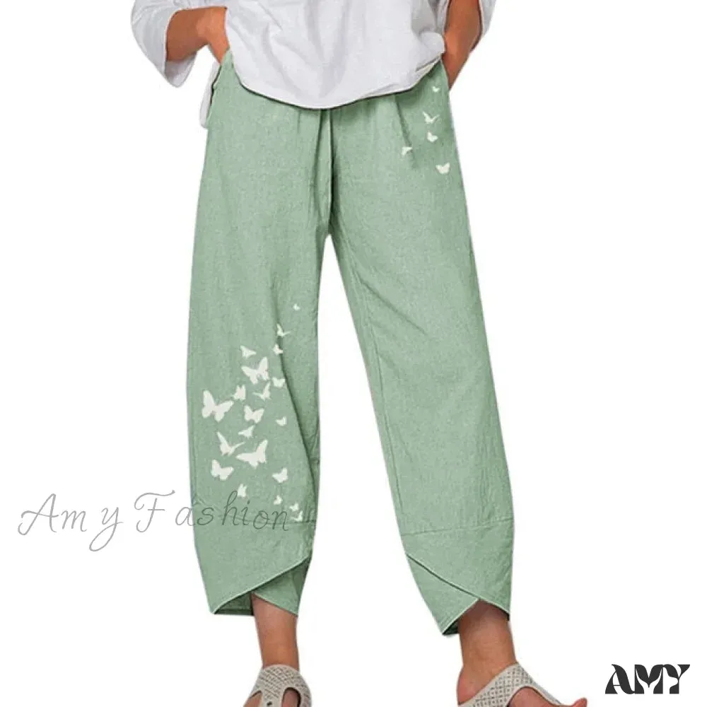 Amy Fashion - Casual Harem Wide Leg Pants