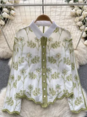 Andrew Embroidered Cotton Shirt