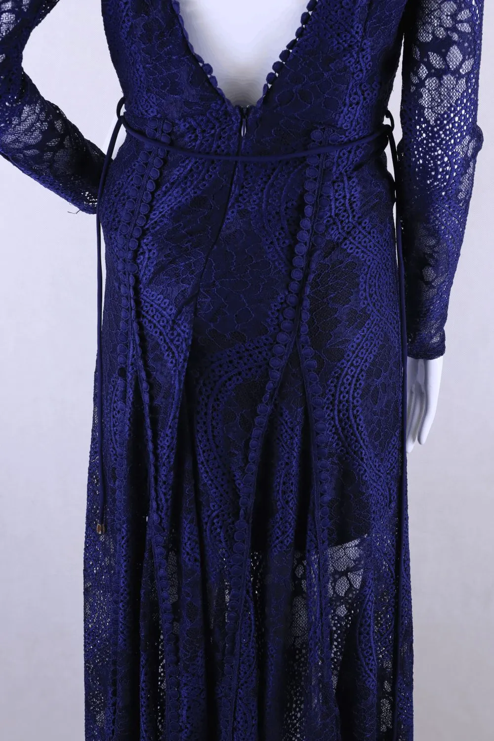 Angel Biba Navy Lace Dress 12