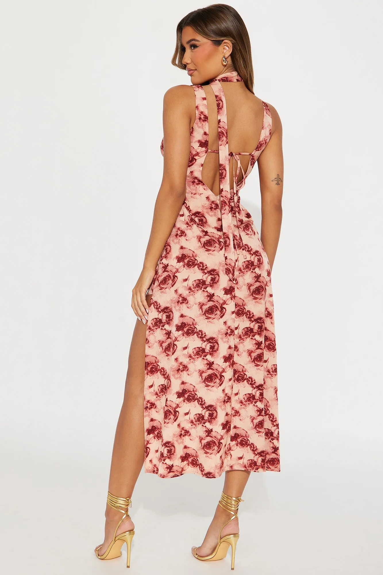 Annabelle Floral Maxi Dress - Blush/combo