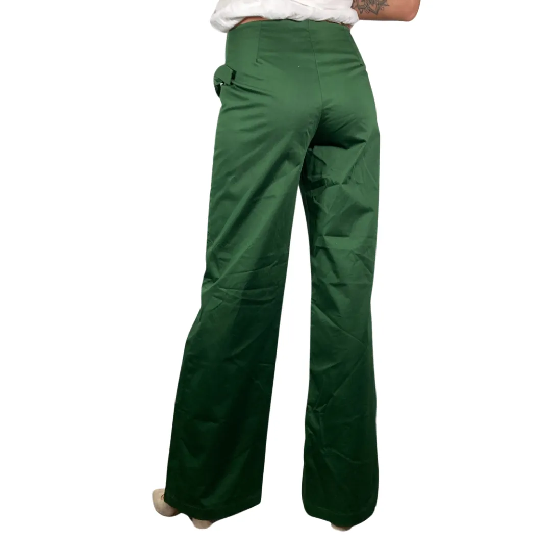 Antoine & Lili Green Low Waist Pants