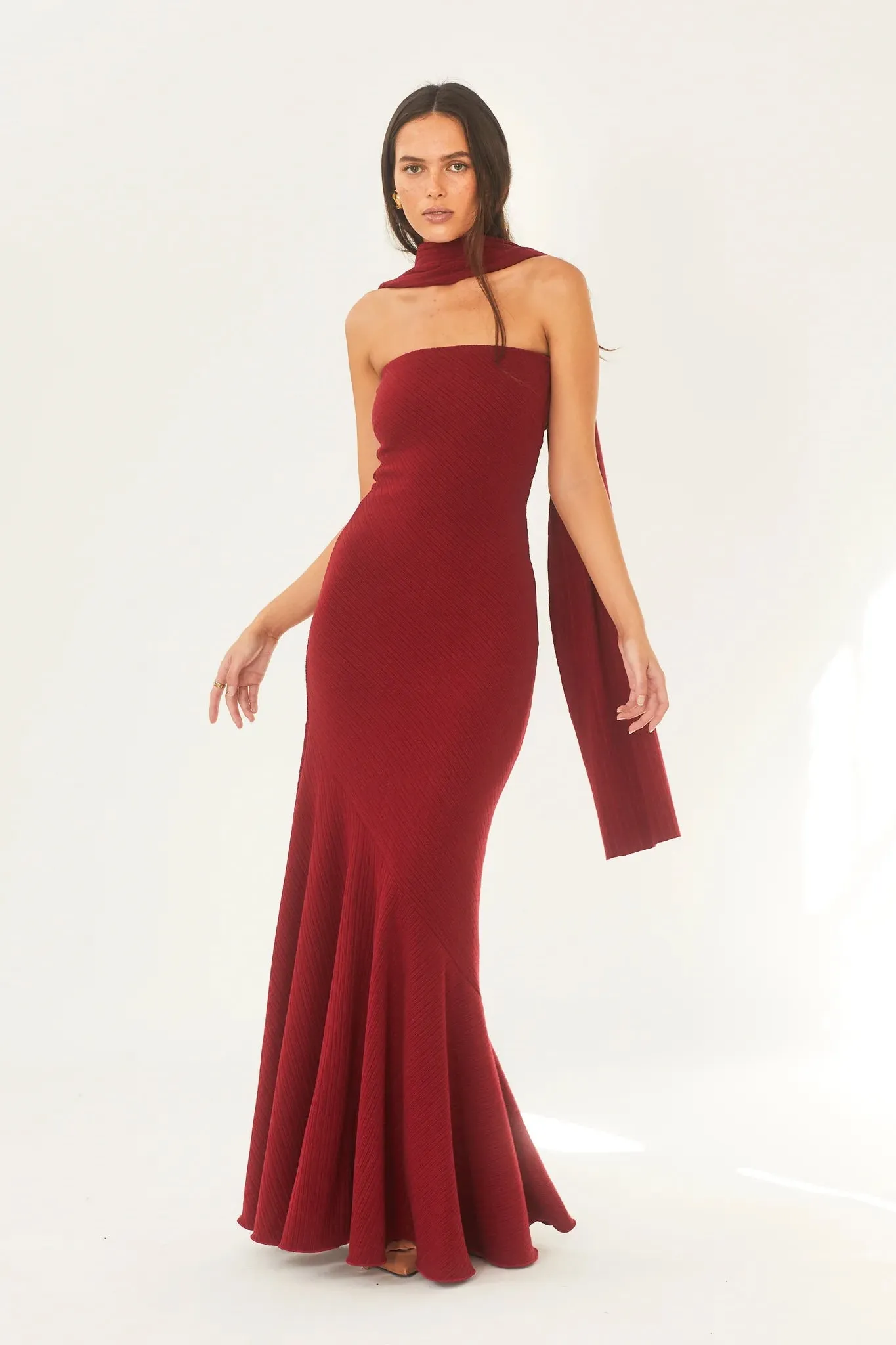 Arcina Ori Juliana Dress - Rouge