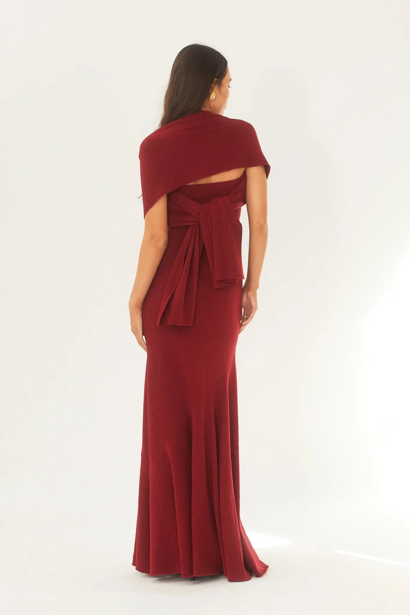 Arcina Ori Juliana Dress - Rouge