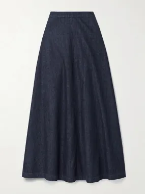 Astrid denim maxi skirt