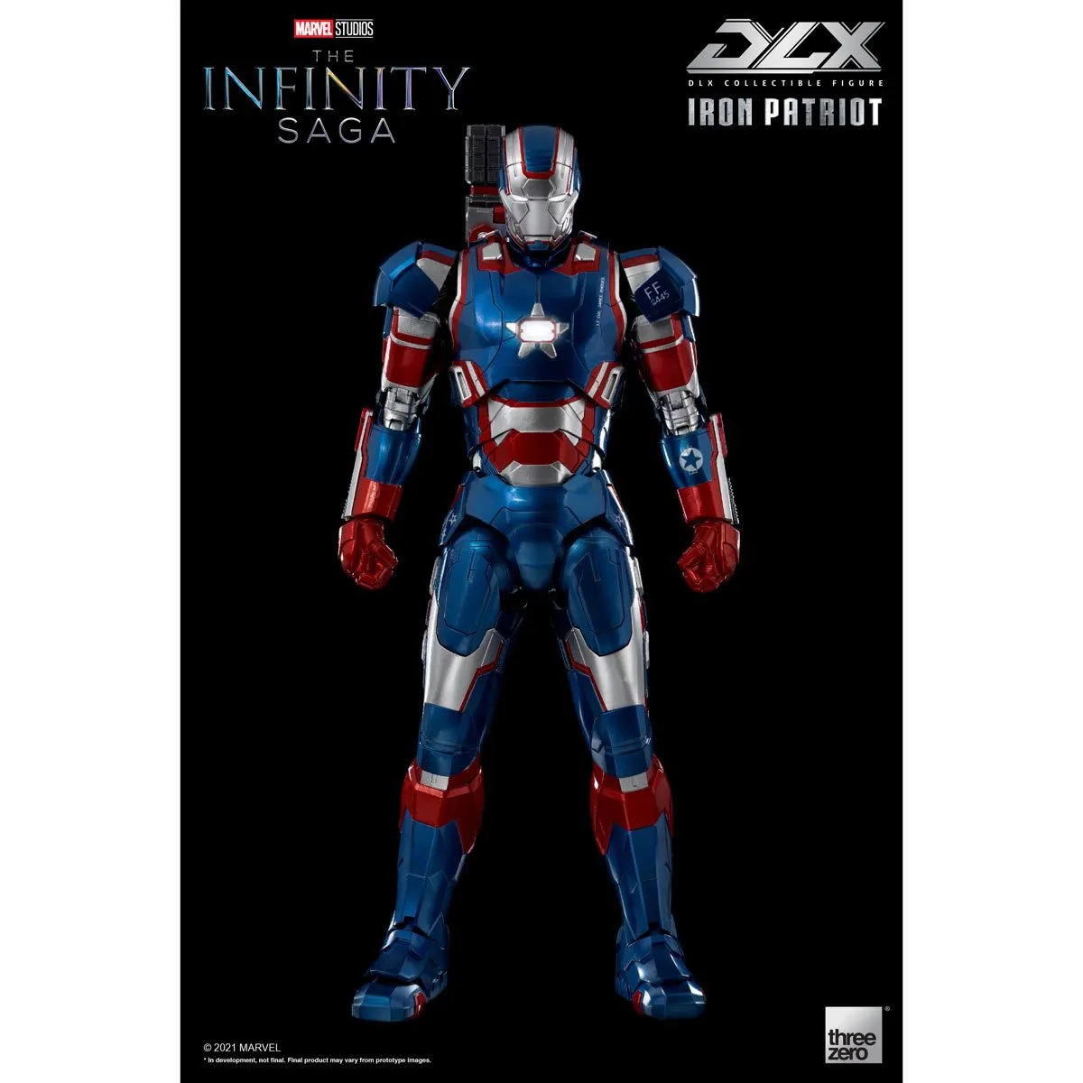 Avengers: Infinity Saga Iron Patriot DLX 1:12 Scale Action Figure