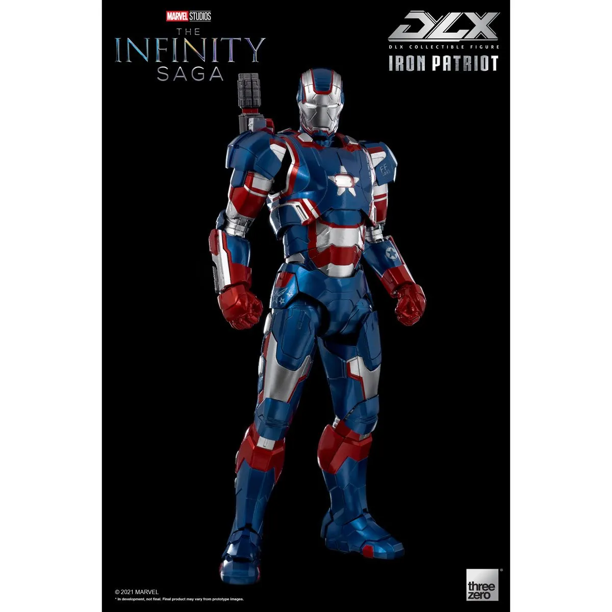 Avengers: Infinity Saga Iron Patriot DLX 1:12 Scale Action Figure