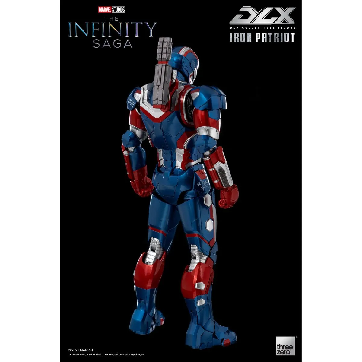 Avengers: Infinity Saga Iron Patriot DLX 1:12 Scale Action Figure