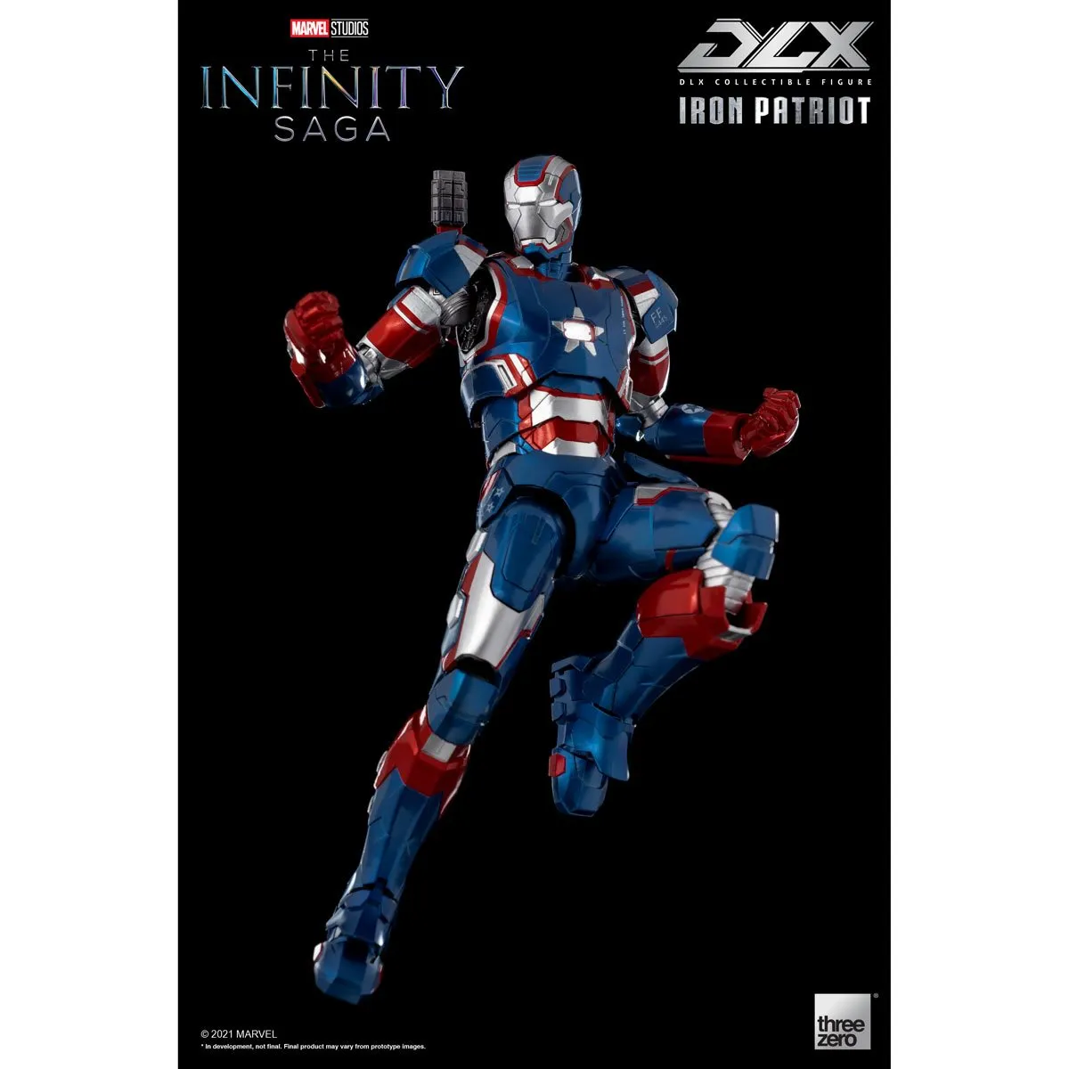 Avengers: Infinity Saga Iron Patriot DLX 1:12 Scale Action Figure