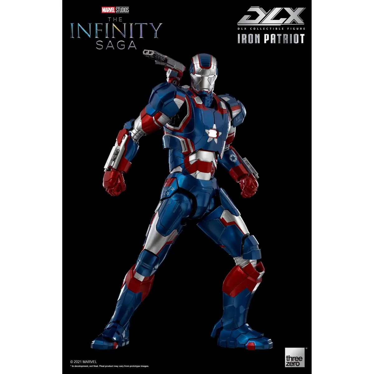 Avengers: Infinity Saga Iron Patriot DLX 1:12 Scale Action Figure