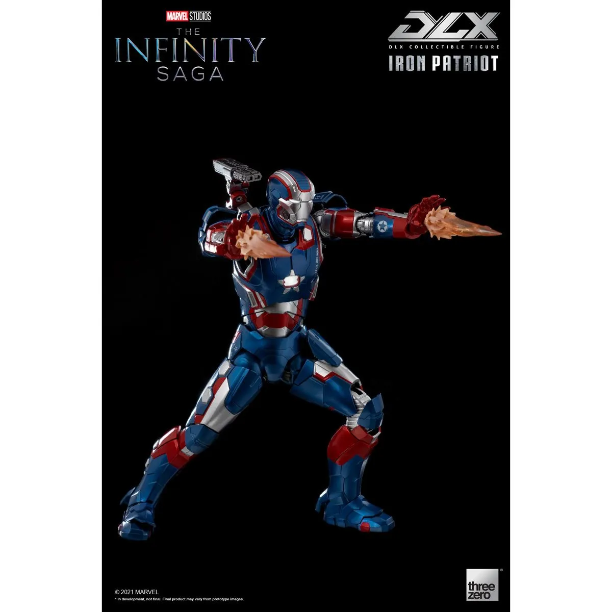 Avengers: Infinity Saga Iron Patriot DLX 1:12 Scale Action Figure