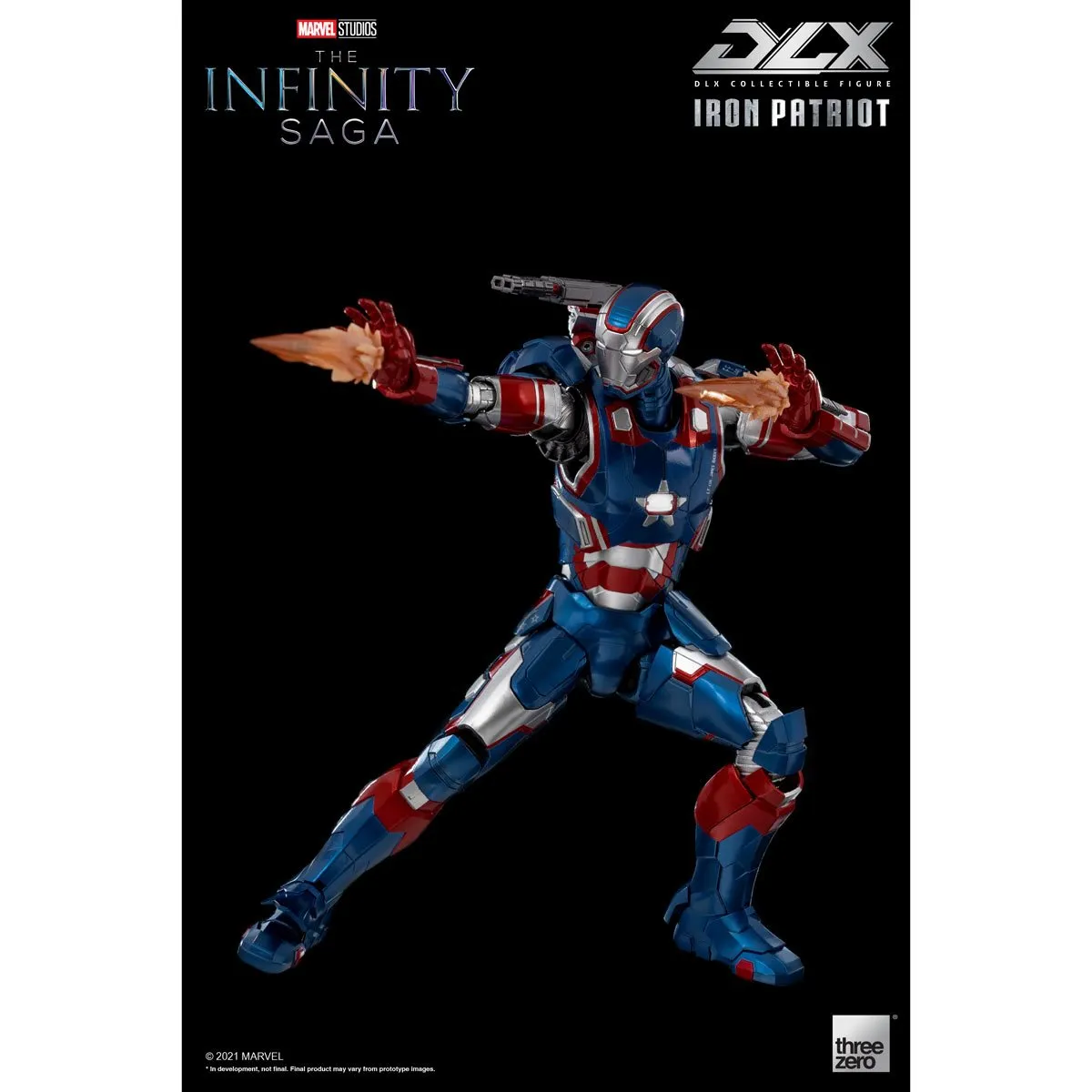 Avengers: Infinity Saga Iron Patriot DLX 1:12 Scale Action Figure