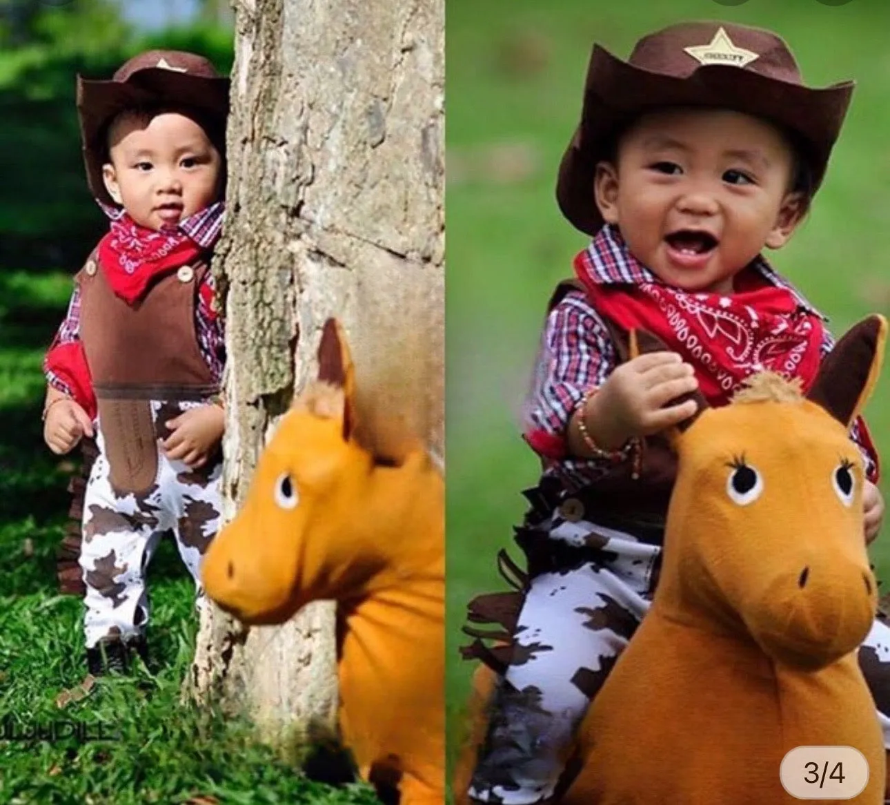 Baby Boy Cowboy Costume 0-10Y, Cowboy Cosplay , Halloween Costume