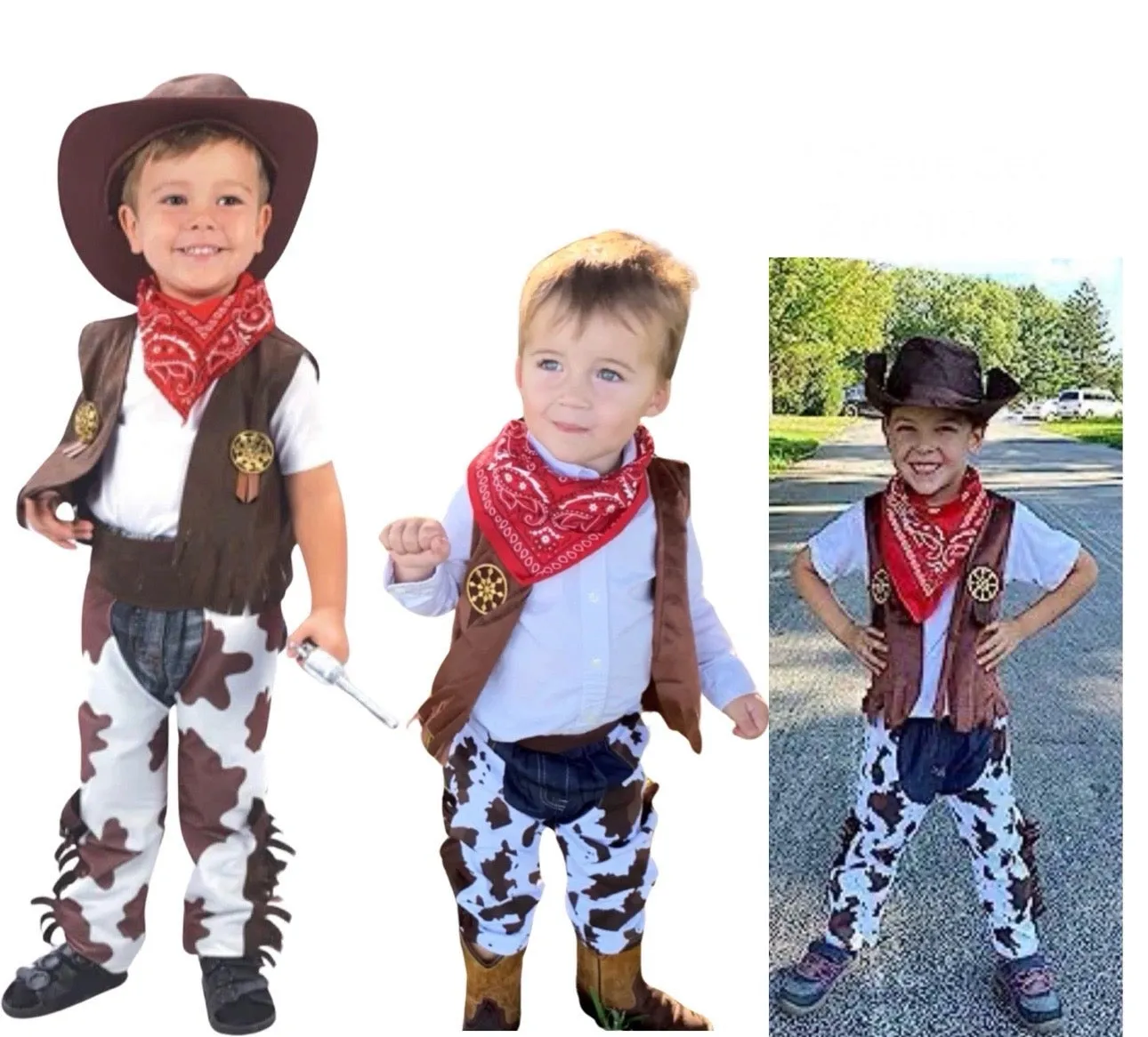 Baby Boy Cowboy Costume 0-10Y, Cowboy Cosplay , Halloween Costume