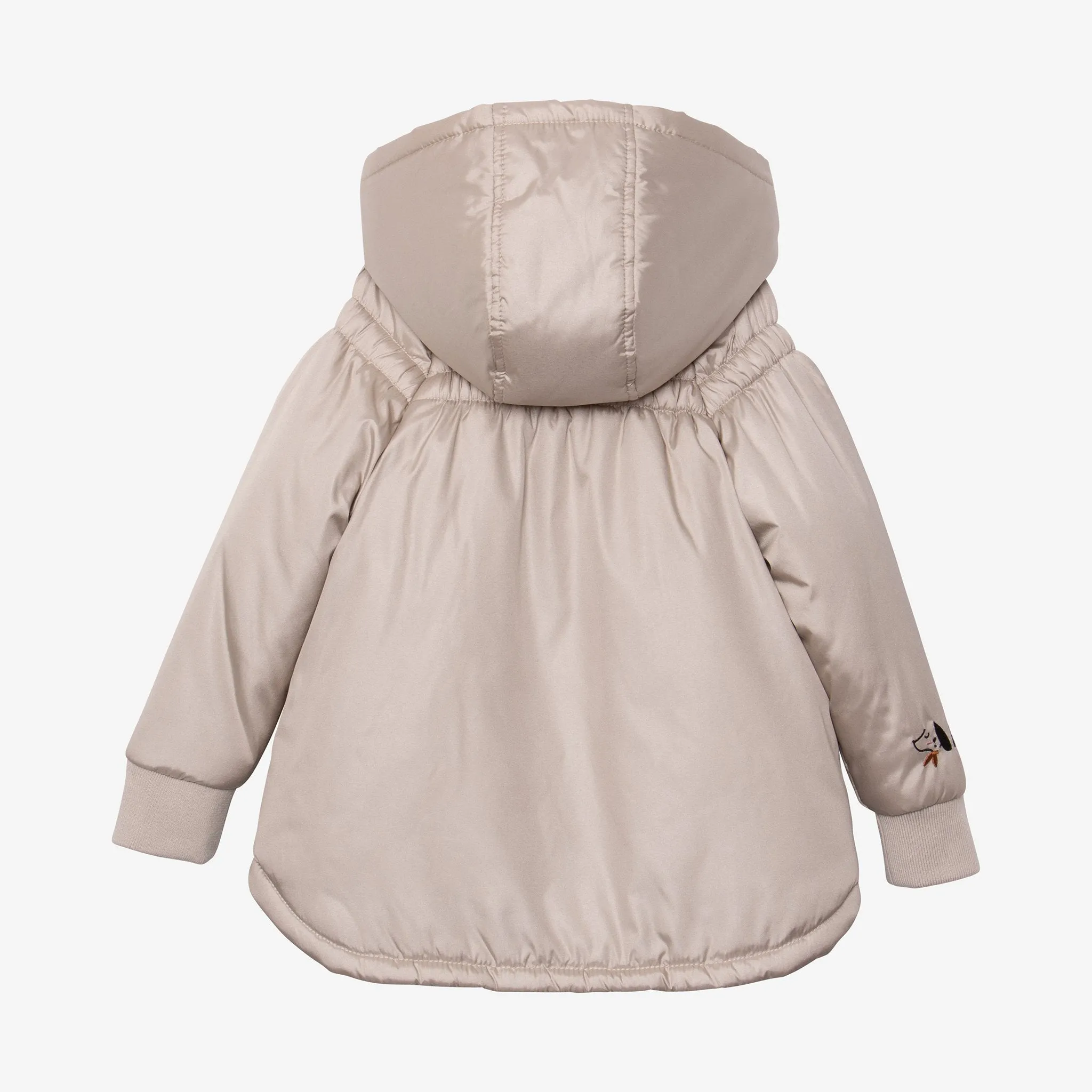 Baby girl grey parka