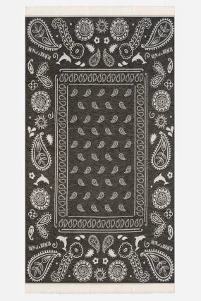 Bandana Black | Feather Beach Towel