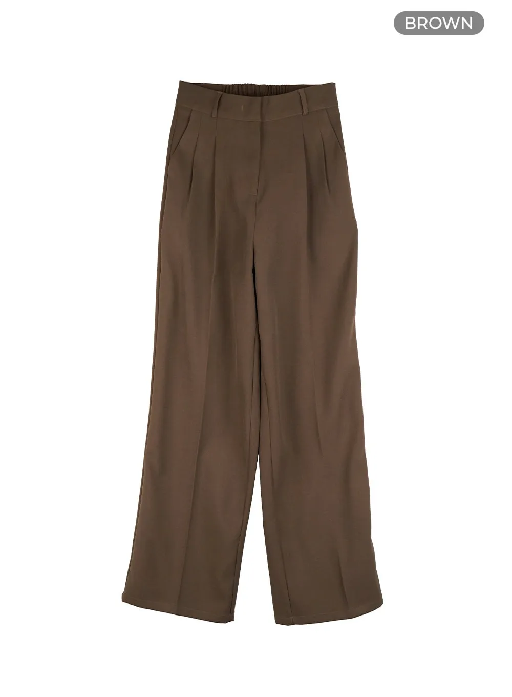 Banded Pintuck Wide Leg Pants OG416