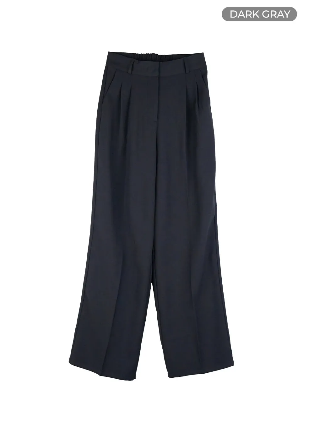 Banded Pintuck Wide Leg Pants OG416