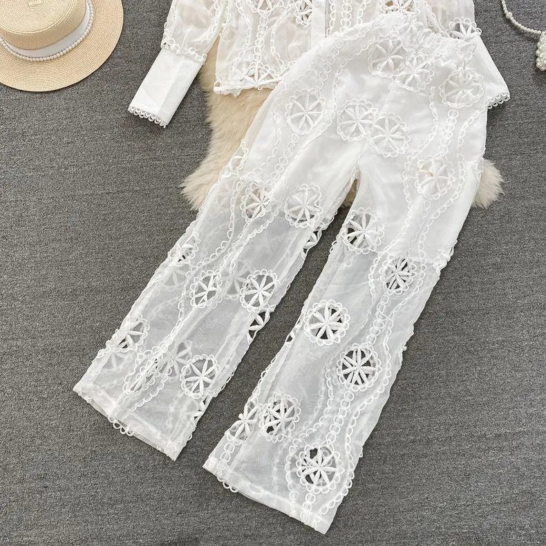 Belleza Summer Coord Set in White