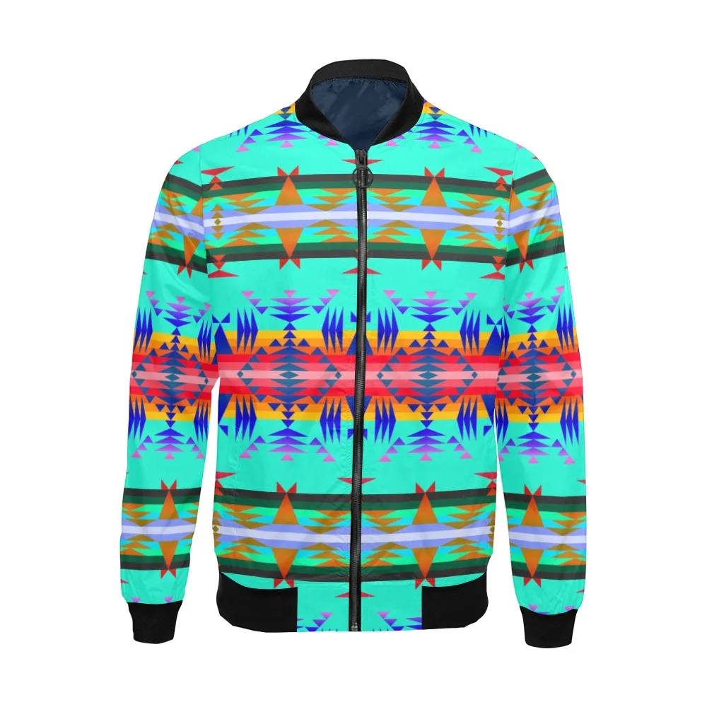 Between the Mountains Spring Bomber Jacket for Men