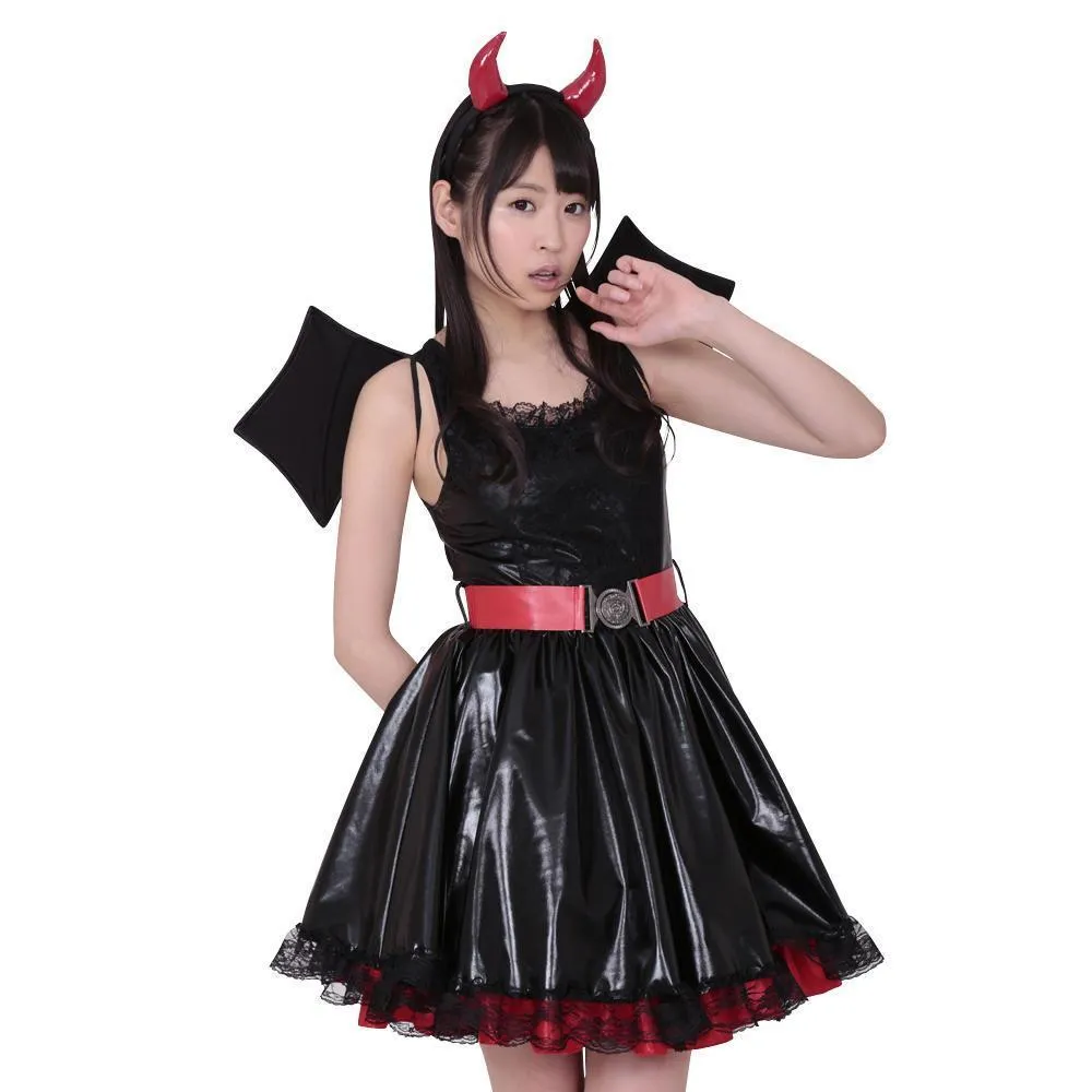 BeWith - Angel Girl in Devildom Costume (Black)