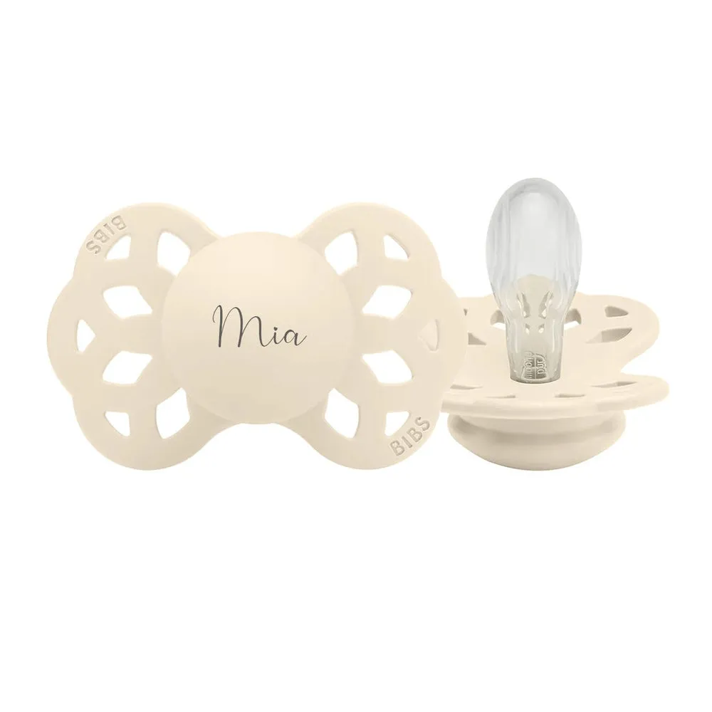 BIBS Infinity Symmetrical Silicone Pacifiers | Personalised