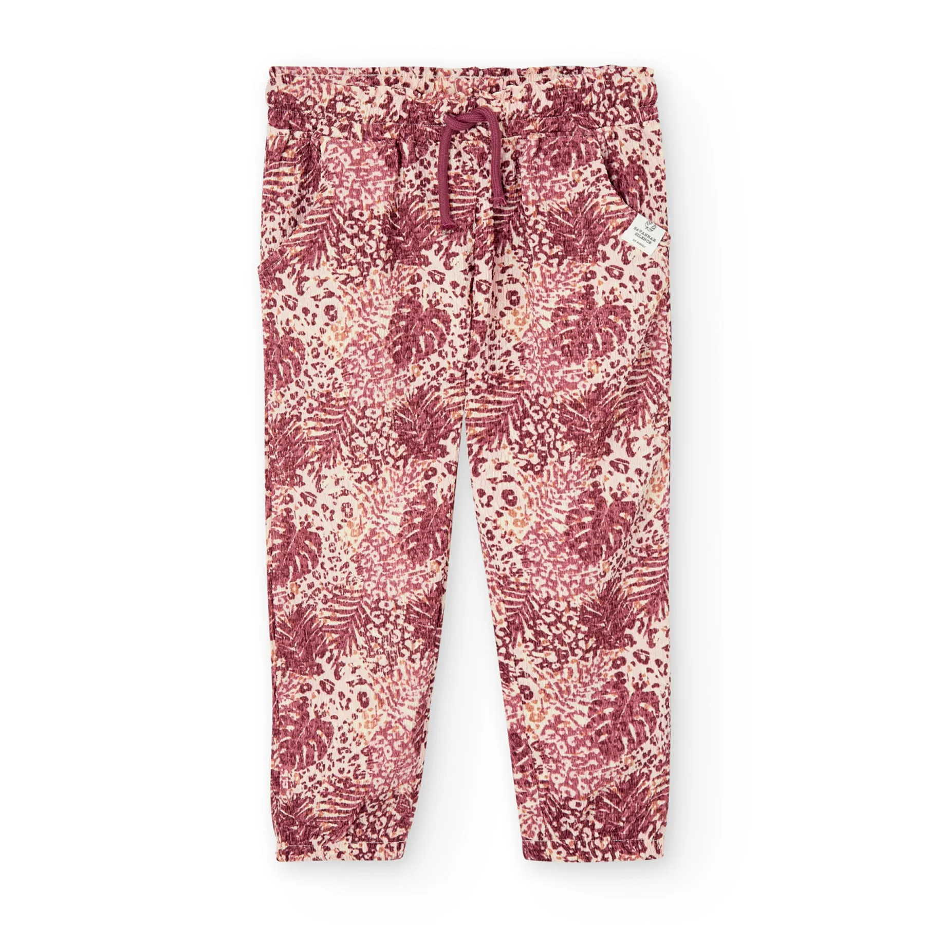 BOB Tropical Printed Jogger Pants