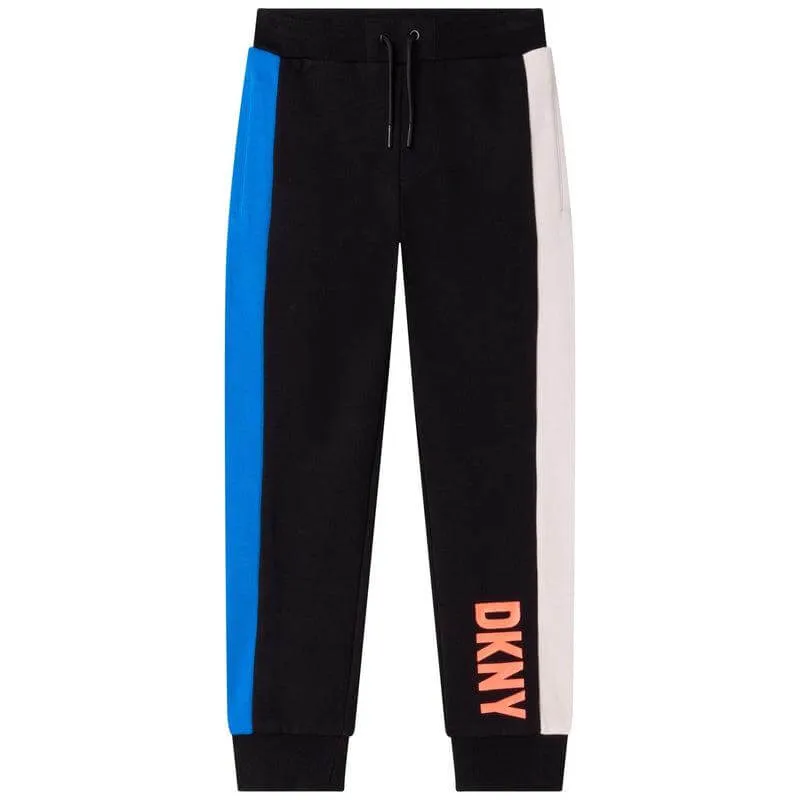 Boys Blue Stripe Joggers