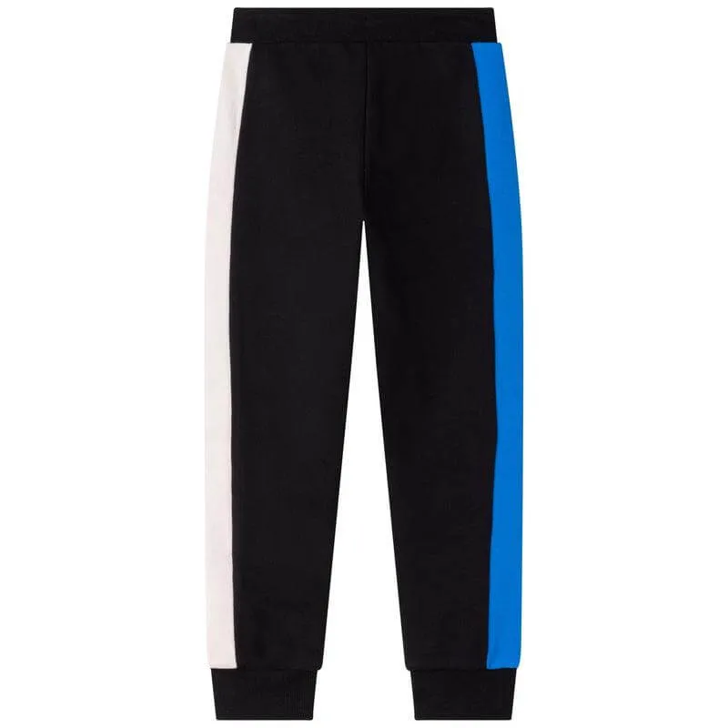 Boys Blue Stripe Joggers