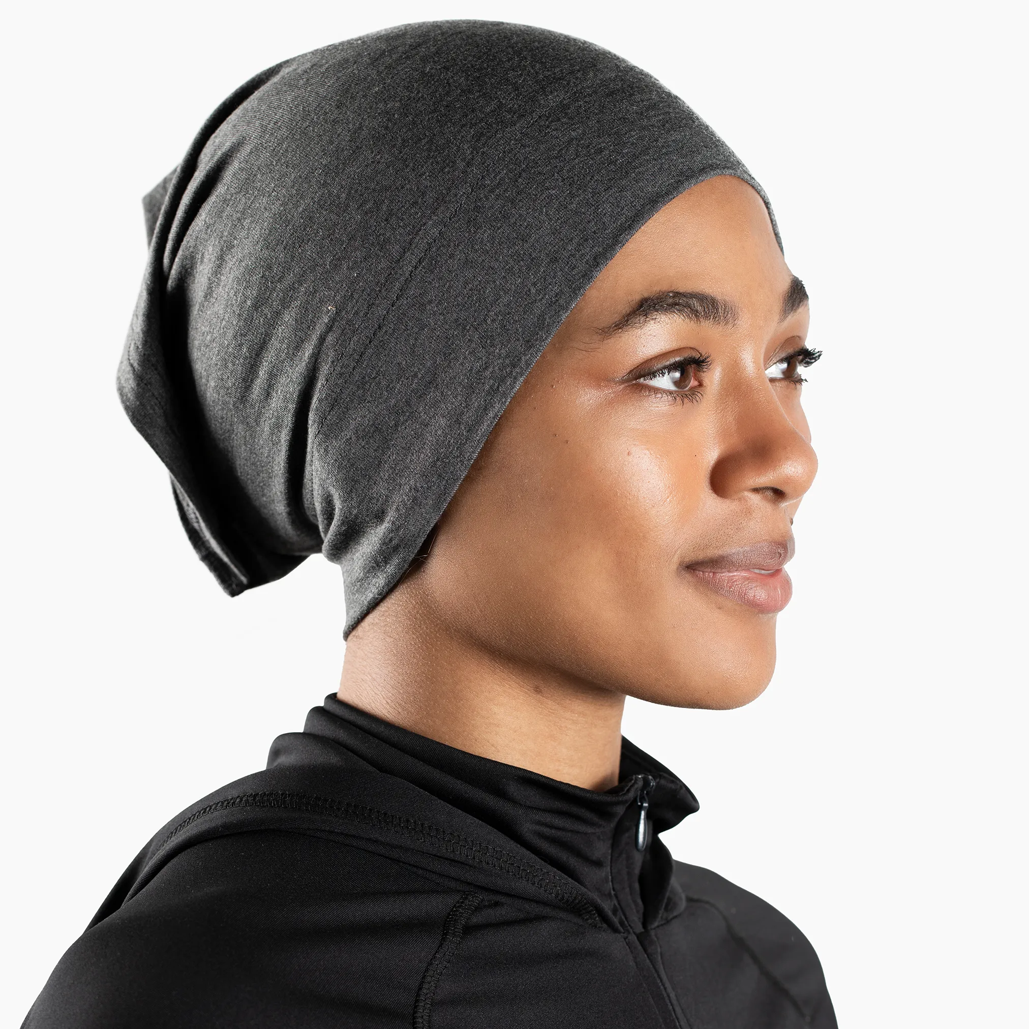 BreathLite Sports Hijab Set - Heather Charcoal