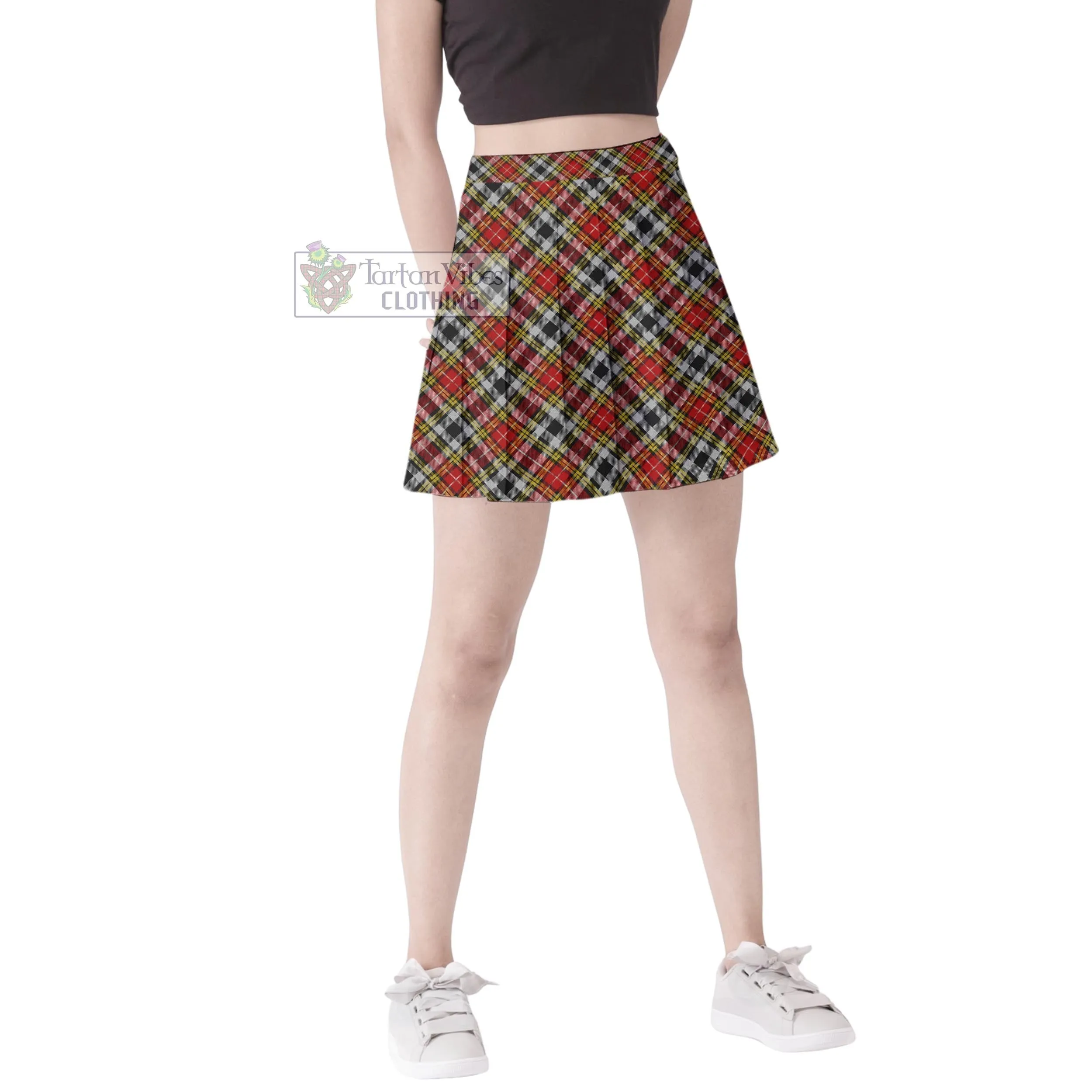 Buchanan Old Dress Tartan Women's Plated Mini Skirt