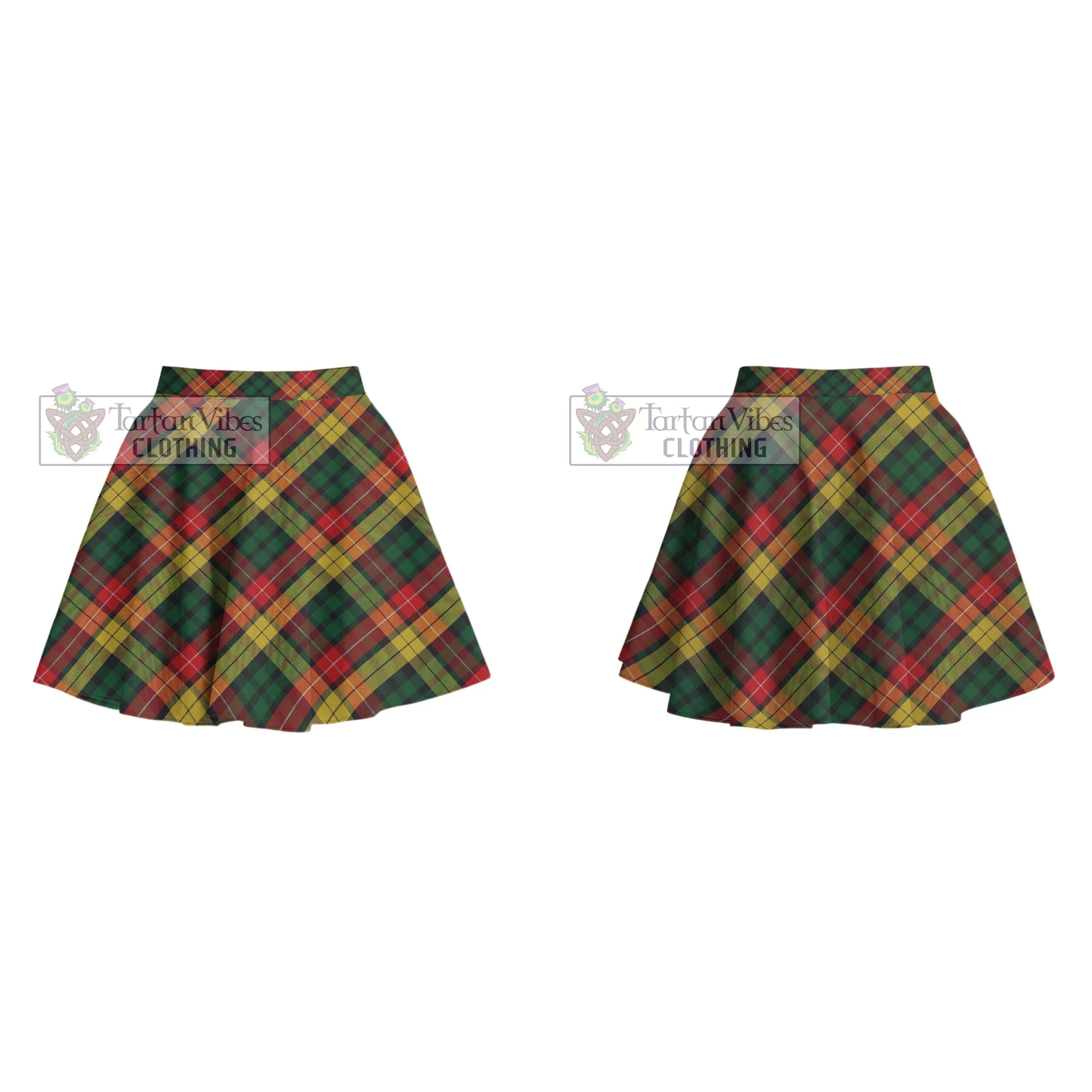 Buchanan Tartan Women's Plated Mini Skirt