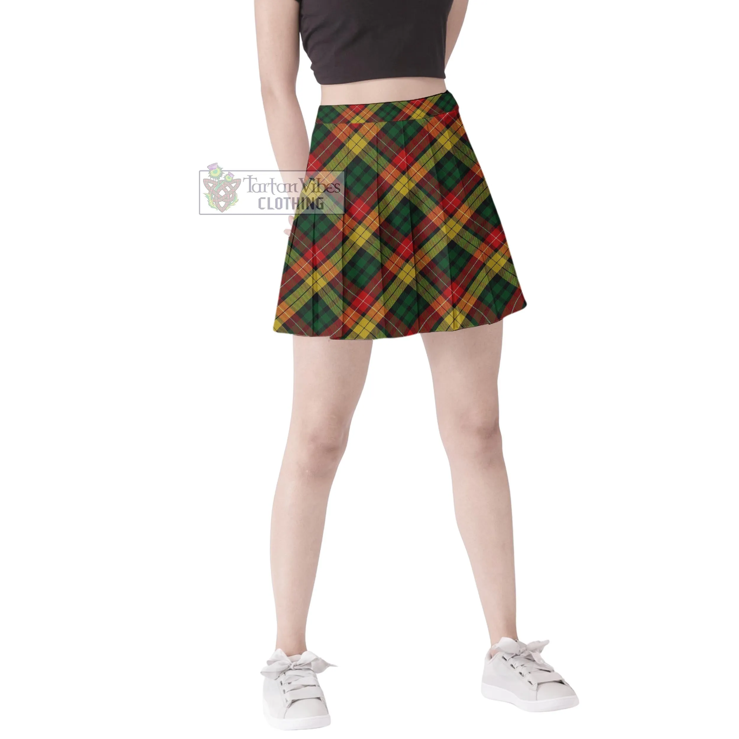 Buchanan Tartan Women's Plated Mini Skirt