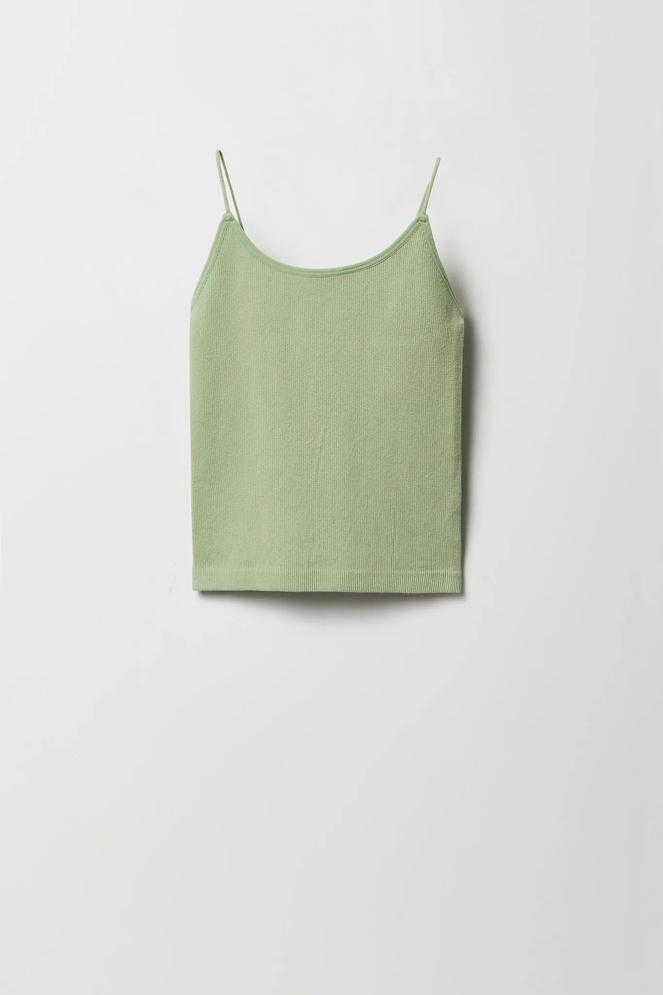 Camisole côteée avec bretelles ultramincces pour fille