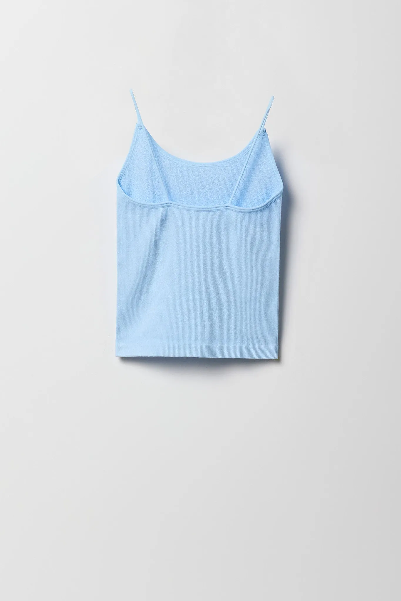 Camisole côteée avec bretelles ultramincces pour fille