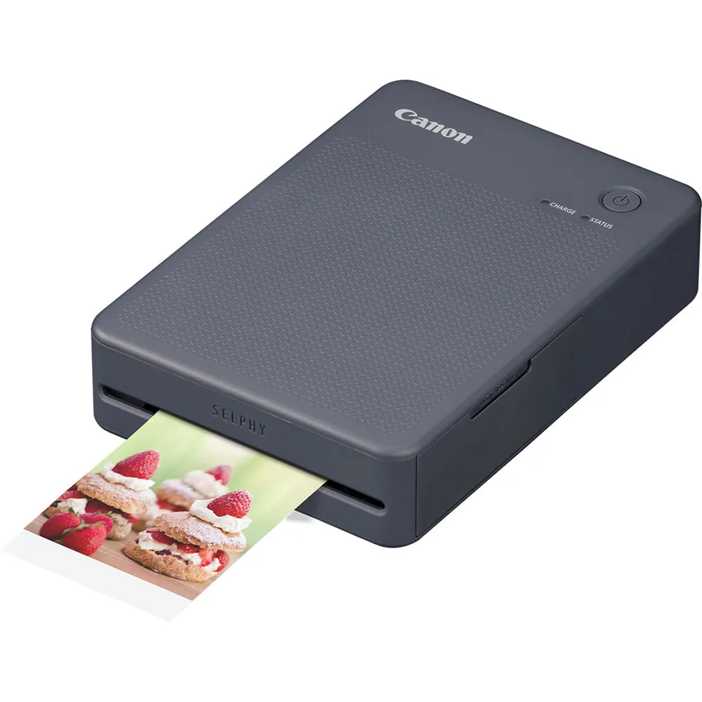 Canon SELPHY QX20 Compact Photo Printer (Dark Gray)