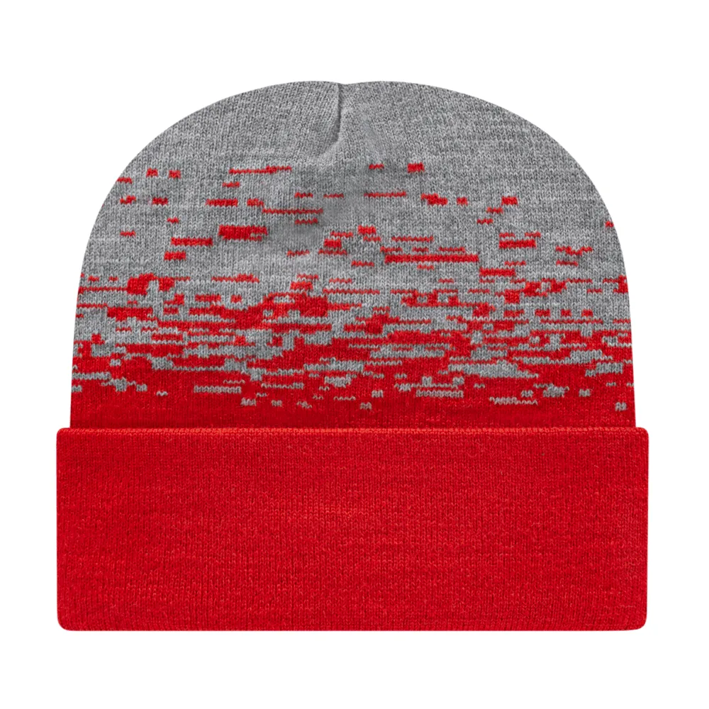 Cap America RKS12 Static Pattern Knit Cap with Cuff