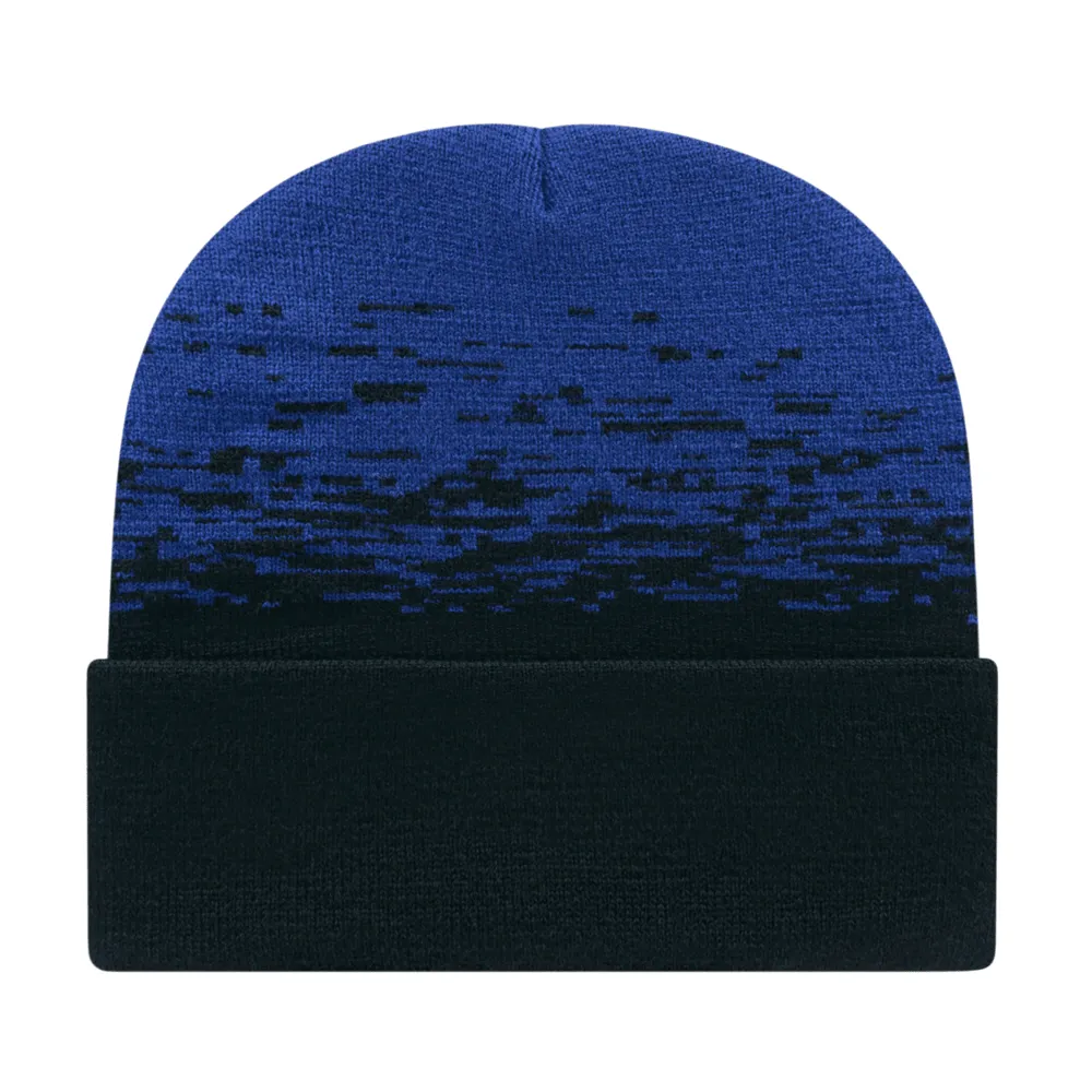 Cap America RKS12 Static Pattern Knit Cap with Cuff