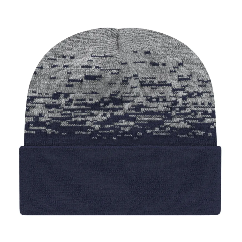 Cap America RKS12 Static Pattern Knit Cap with Cuff