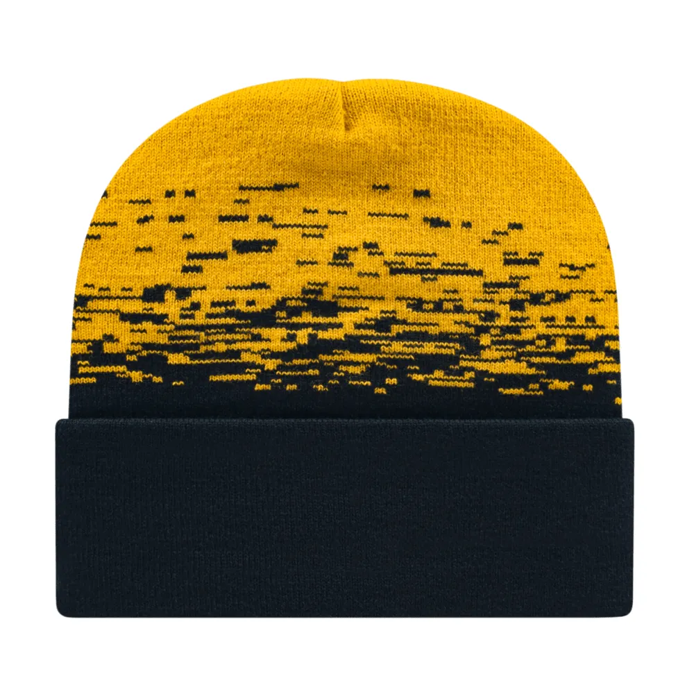 Cap America RKS12 Static Pattern Knit Cap with Cuff