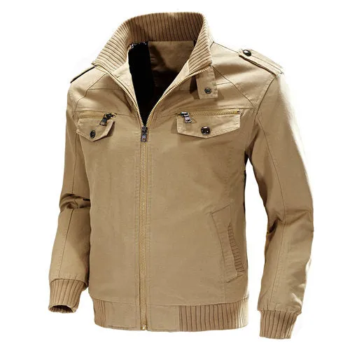 Cargo Casual Bomber Pilot Jacket